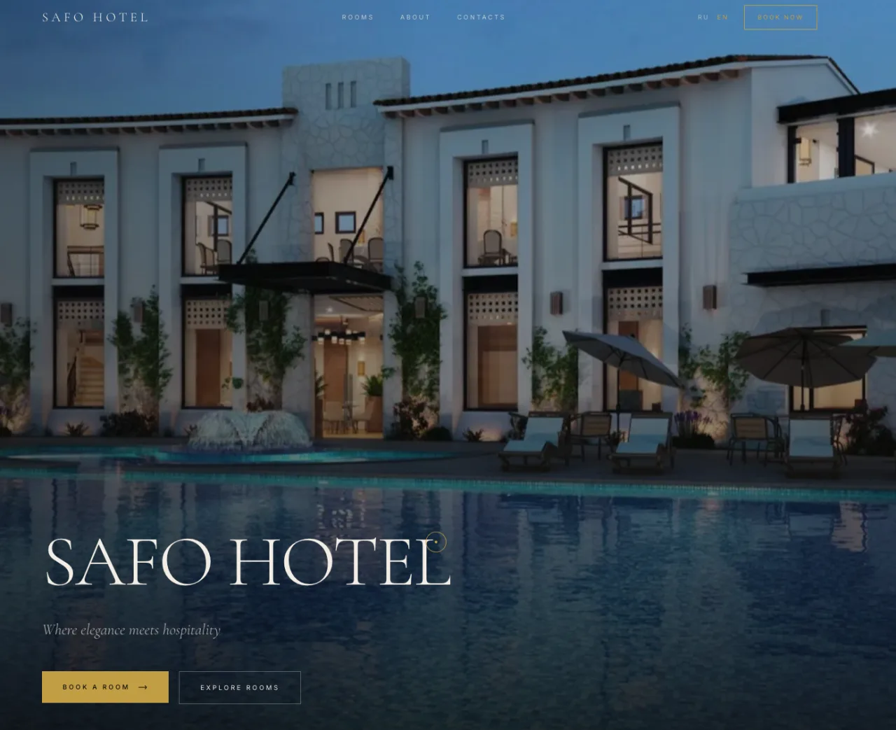 safo — Multilingual Hotel Website